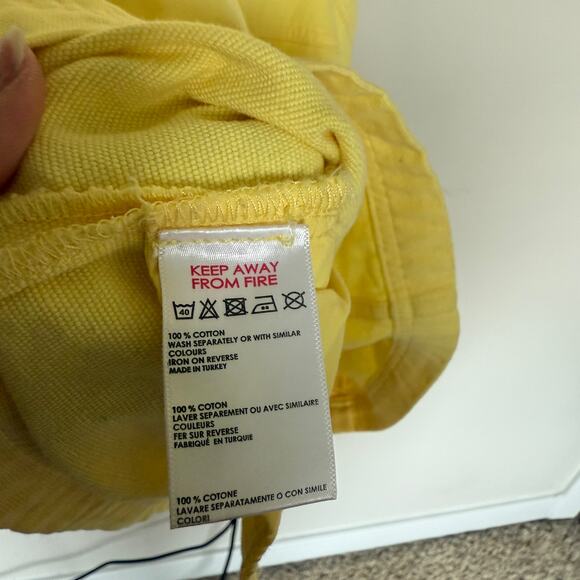 BDG Urban Outfitters Utility Overall Skirt Large Yellow Canvas Country Outdoor - Picture 4 of 5